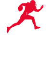 Air Player Football - Red & White on Navy Gift