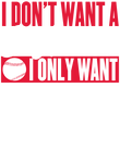 Don't Want Boyfriend Only Baseball Player - Red Gift
