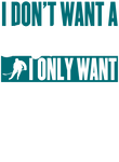 Don't Want Boyfriend Only Hockey Player - Teal Gift