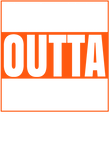 Straight Outta Baseball - Orange Gift