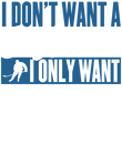 Don't Want Boyfriend Only Hockey Player - Blue Gift