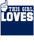 This Girl Loves Navy Gift