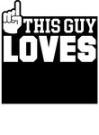 This Guy Loves Basketball - Black Gift
