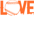 Love Me Some Baseball - Orange Gift