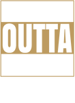 Straight Outta Baseball - Gold Gift
