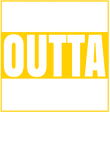 Straight Outta Football - Yellow & White on Green Gift