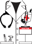 Doctor Lab Coat Halloween Costume Gift