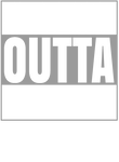 Straight Outta Football - Silver & White on Black Gift
