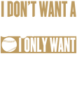 Don't Want Boyfriend Only Baseball Player - Gold Gift