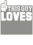 This Guy Loves Hockey - Silver Gift