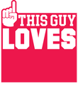 This Guy Loves Basketball - Red Gift