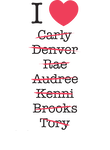 I Only Love Female Name Funny Template Gift