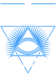 In Football Player We Trust - White & Blue on Black Gift