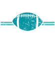 Property of Football Player - White & Teal on Orange Gift