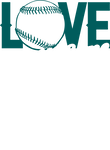 Love Me Some Baseball - Teal Gift