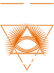 In Football Player We Trust - White & Orange on Navy Gift