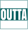 Straight Outta Baseball - Teal Gift