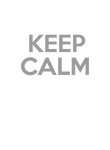 Keep Calm Let Football Player Handle It - White & Silver on Navy Gift