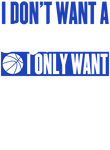 Don't Want Boyfriend Only Basketball Player - Royal Blue Gift