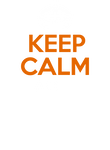 Keep Calm Let Football Player Handle It - White & Orange on Navy Gift