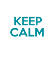 Keep Calm Let Football Player Handle It - White & Teal on Orange Gift