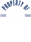 Property of Baseball - Navy Gift