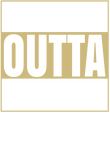 Straight Outta Football - Sand & White on Black Gift