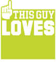 This Guy Loves Basketball - Lime Gift