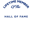 Life Time Member Hall Of Fame Gift