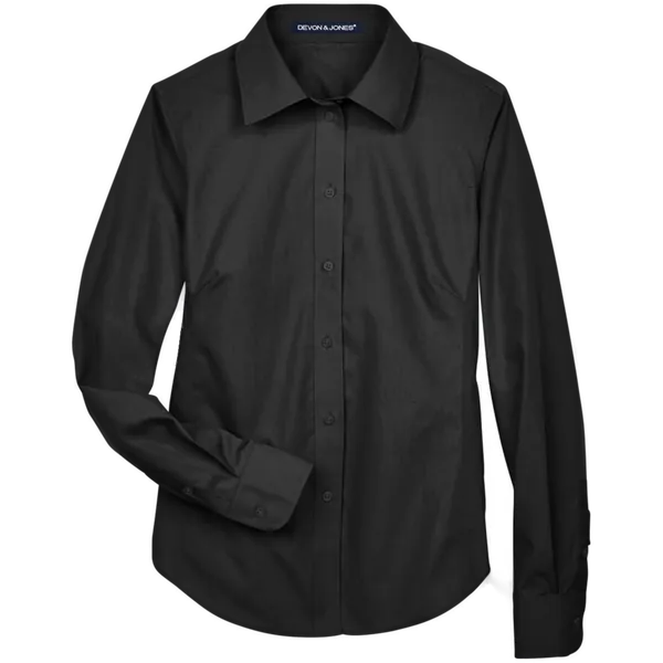 Women's Crown Collection® Broadcloth Woven Dress Shirt