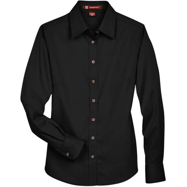 Women's Easy Blend™ Long Sleeve Twill Dress Shirt with Stain-Release