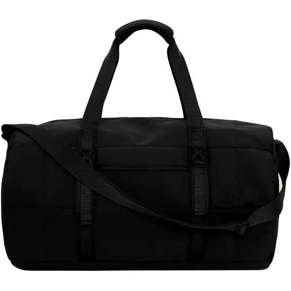 Matte Quilted Barrel Duffel