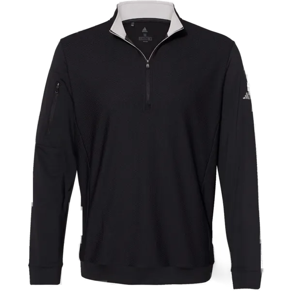 Performance Textured Quarter-Zip Pullover