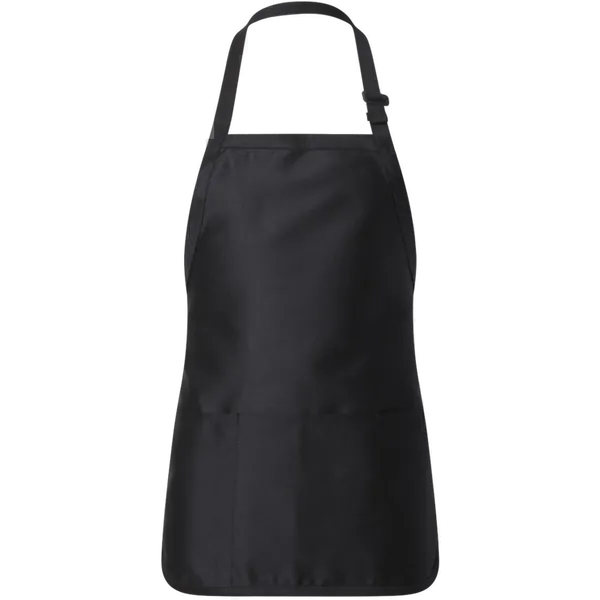 Full-Length Apron with Pouch Pocket