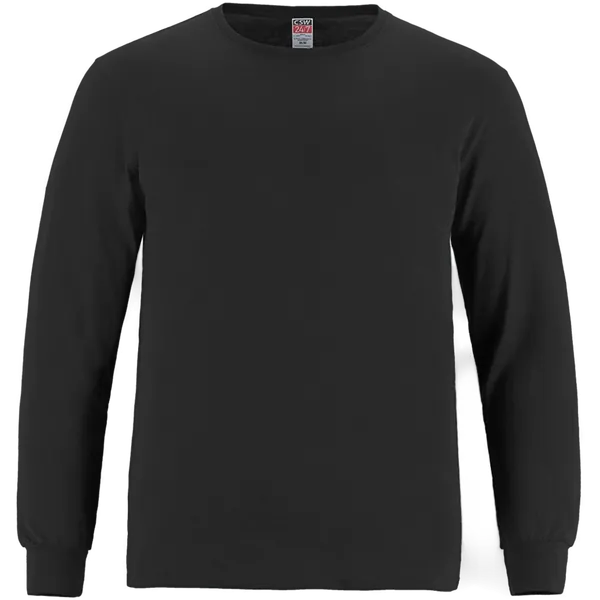 S5615Y - Breeze - Youth RING SPUN Combed Cotton Long Sleeve Crewneck T-Shirt