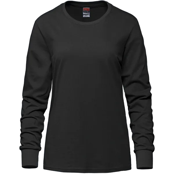 S05616 - Breeze - Ladies RING SPUN Combed Cotton Long Sleeve Crewneck T-Shirt