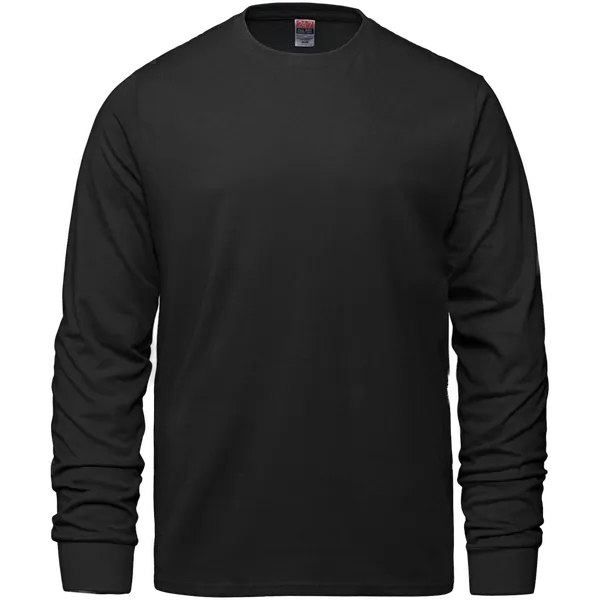 S05615 - Breeze - Adult RING SPUN Combed Cotton Long Sleeve Crewneck T-Shirt