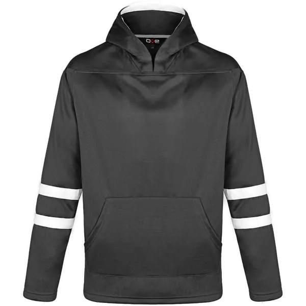 L0617Y - Dangle - Youth Pullover Hockey Lace Hooded Sweatshirt