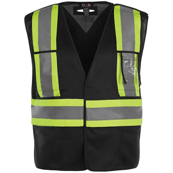 L01170 - Protector - Adult Tricot Hi-Vis 5 Point Tear Away Vest - One Size