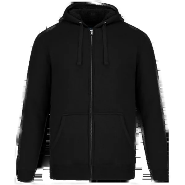 L00785 - Yolo - Adult Full-Zip Hooded Sweatshirt w/ Sherpa Fleece