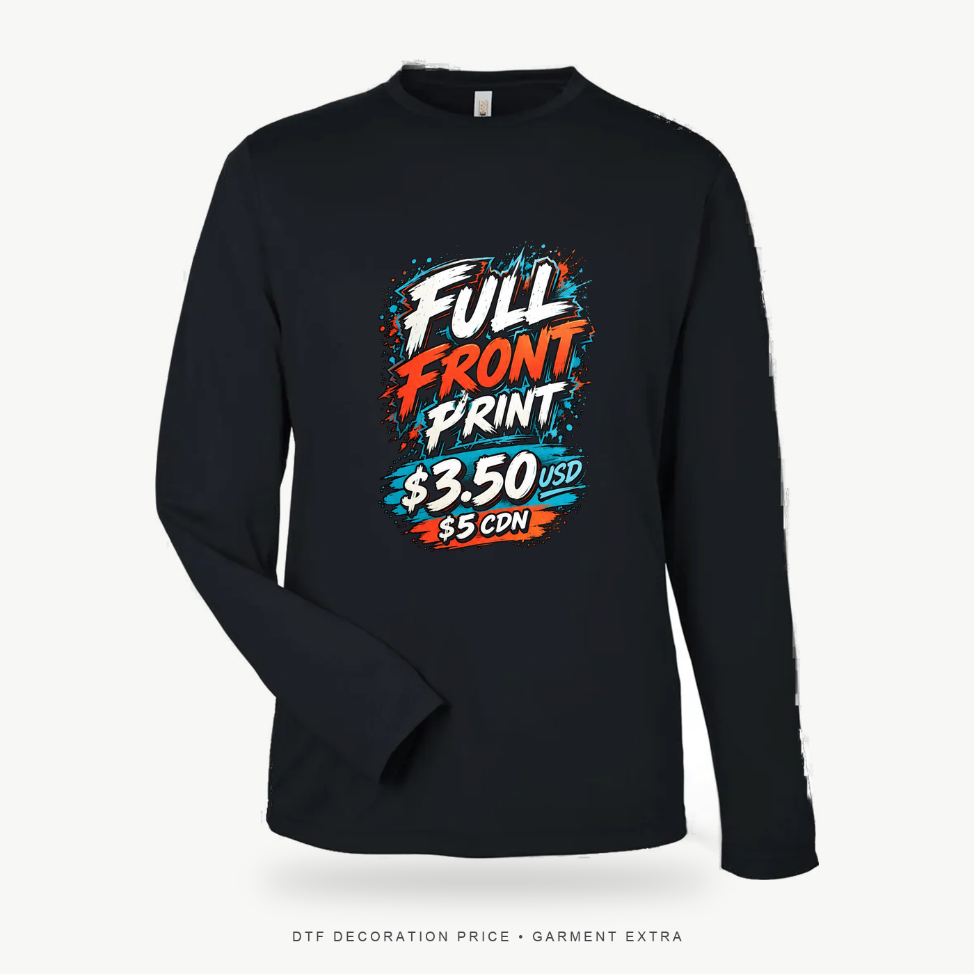 CORE365 CE10L Capital Performance Long Sleeve T-Shirt – POD