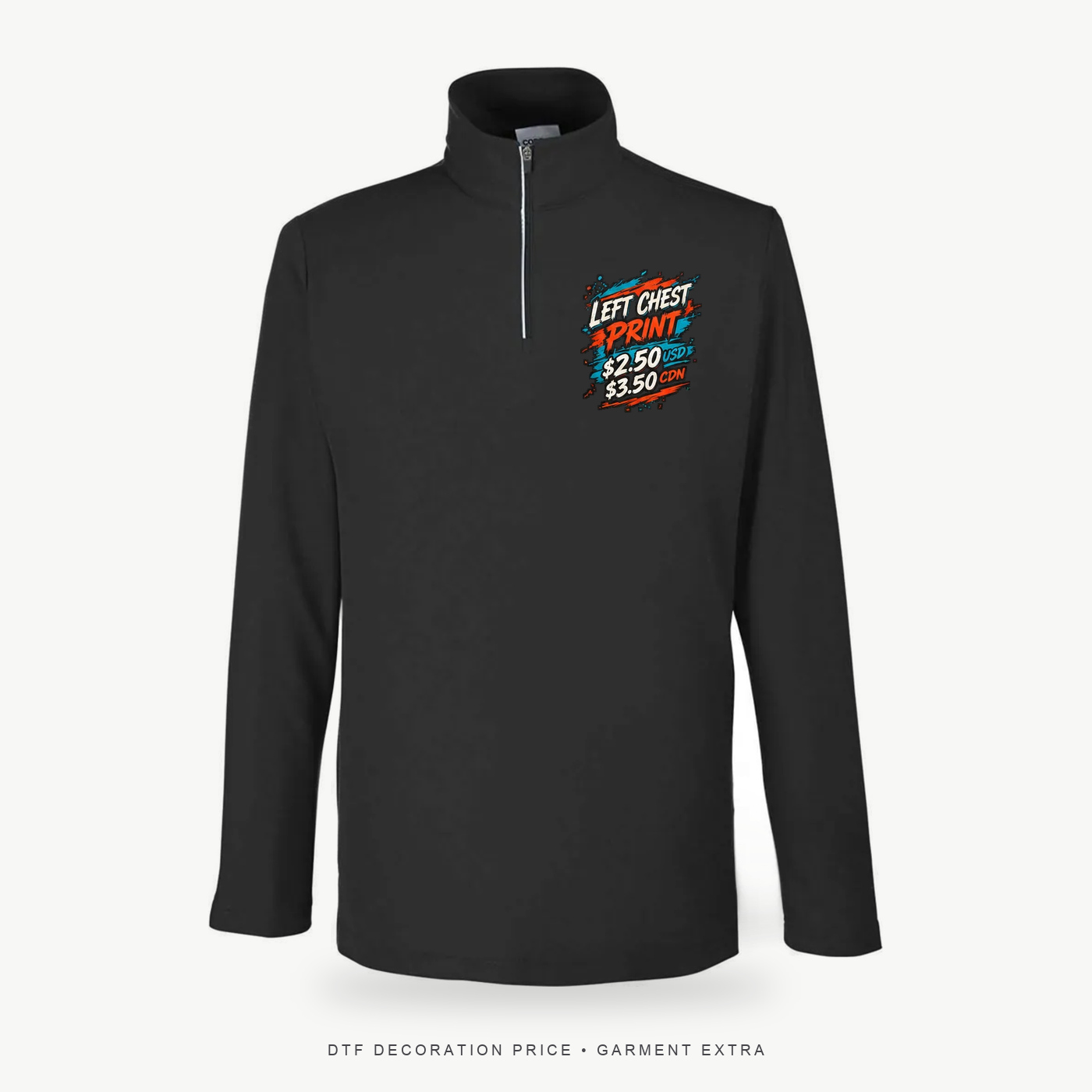 CORE365 CE405 Fusion ChromaSoft Pique Quarter-Zip – POD