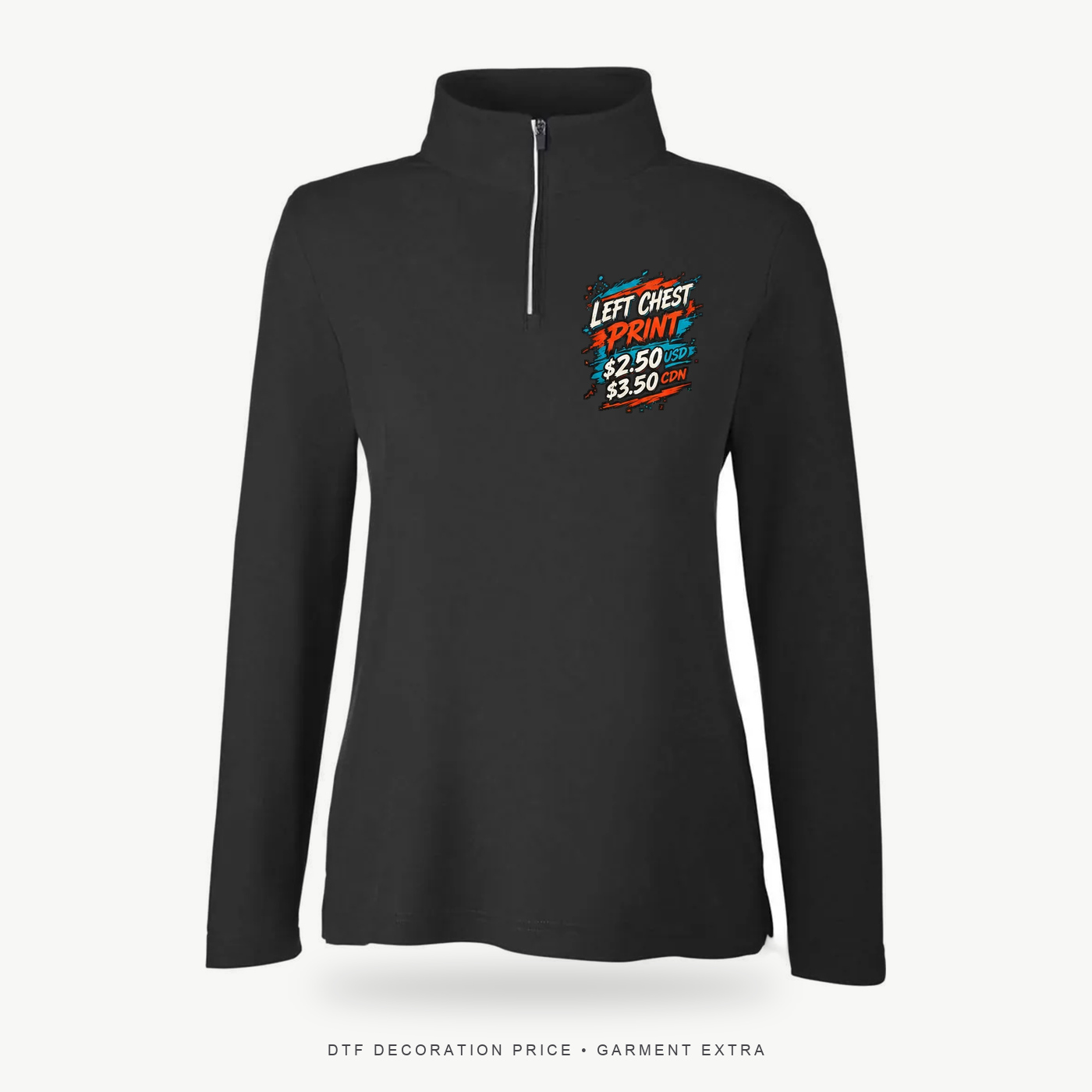 CORE365 CE405W Women's Fusion ChromaSoft Quarter-Zip – POD