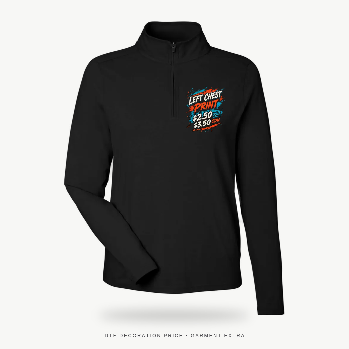 Devon & Jones DG425W Women's Raleigh Stretch Quarter-Zip – POD