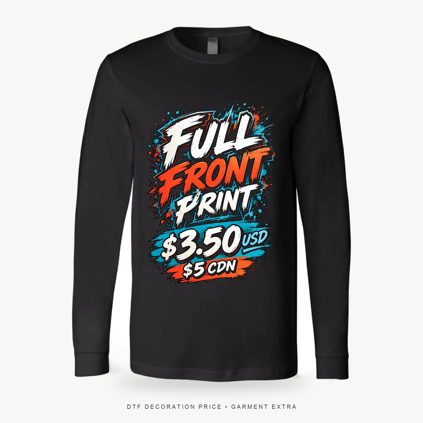 Bella+Canvas 3501 Jersey Long Sleeve T-Shirt – POD