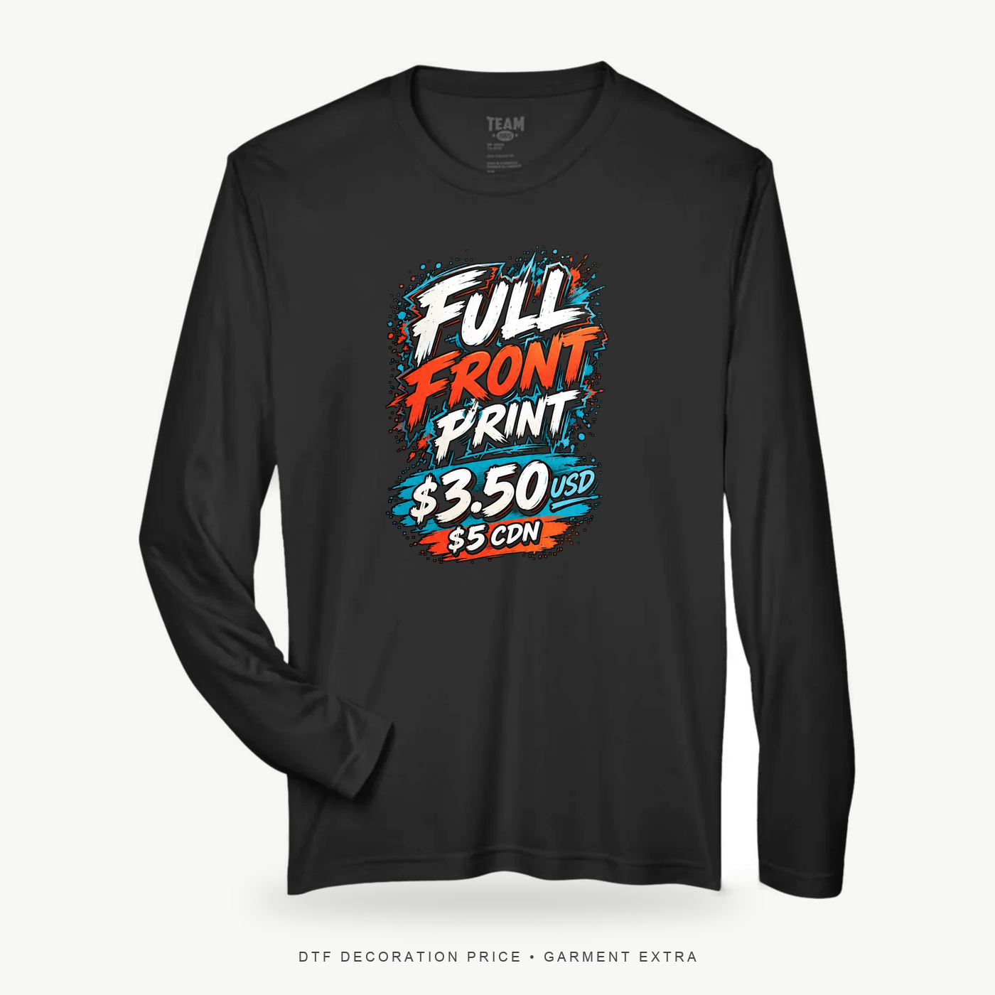 Team 365 TT11L Zone Performance Long Sleeve T-Shirt – POD