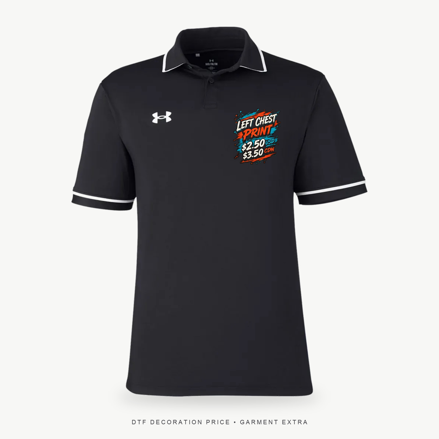 Under Armour 1376904 Tipped Teams Performance Polo – POD
