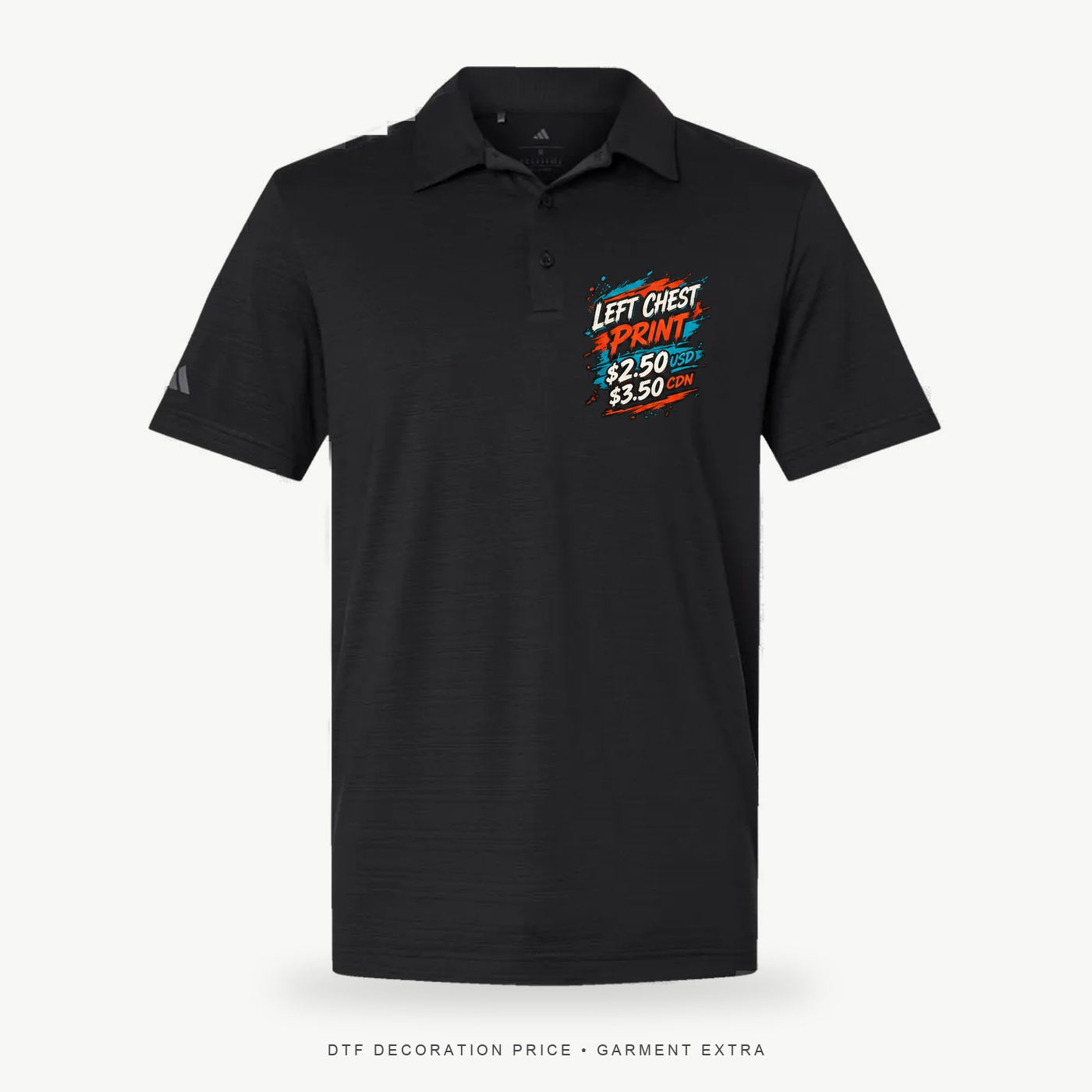 Adidas A704 Men's Textured Stripe Polo – POD