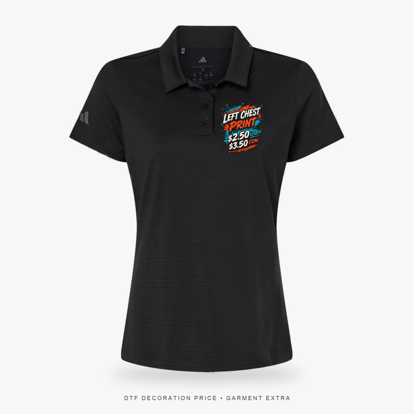 Adidas A707 Women's Textured Stripe Polo – POD
