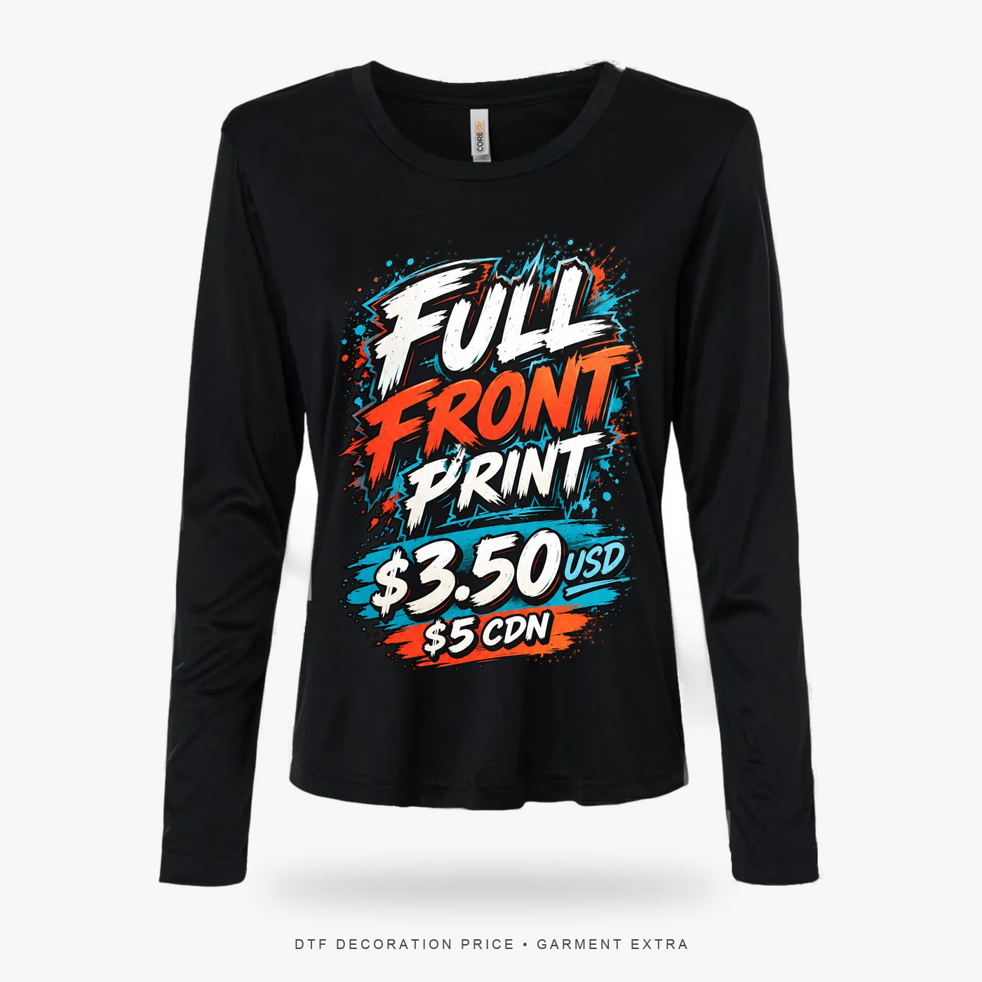CORE365 CE10LW Women's Capital Performance Long Sleeve T-Shirt – POD